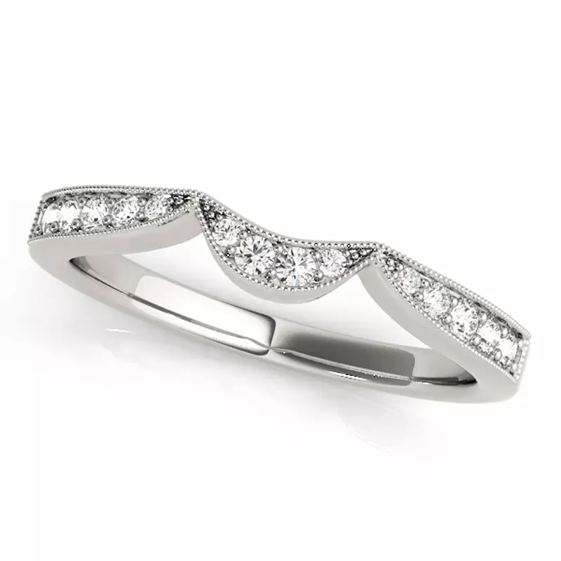 18K White Gold Emmaline Band