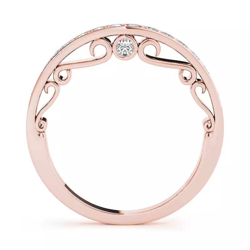 14K Rose Gold Serena Band