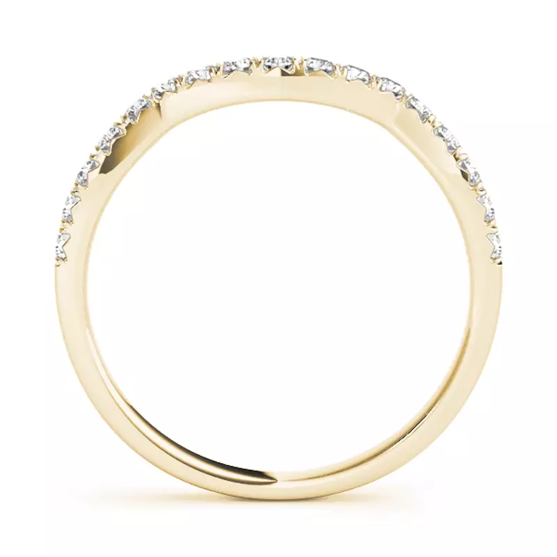 14K Yellow Gold Azula Band