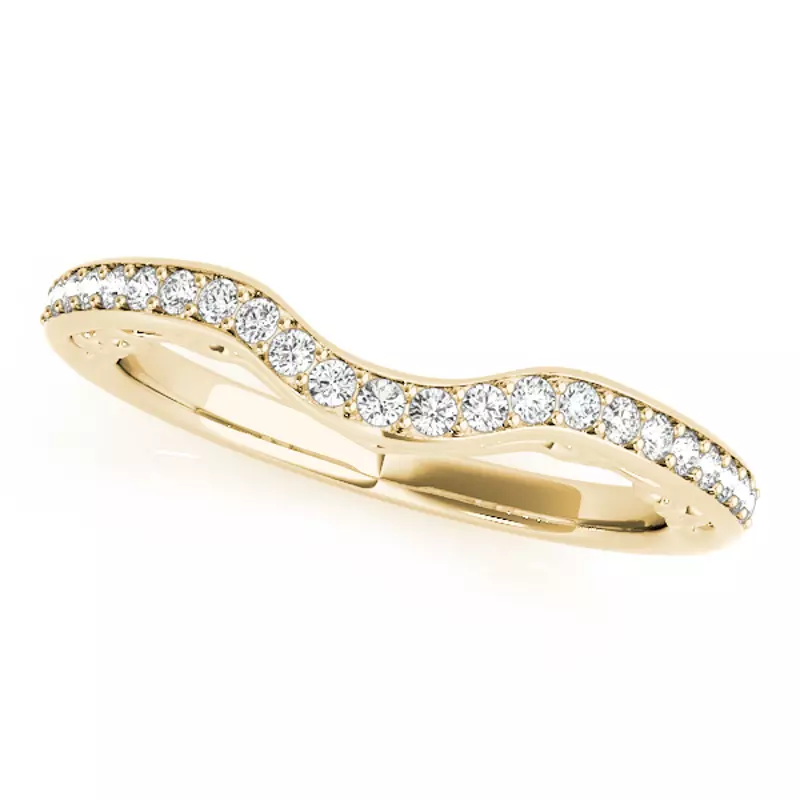 18K Yellow Gold Padma Band