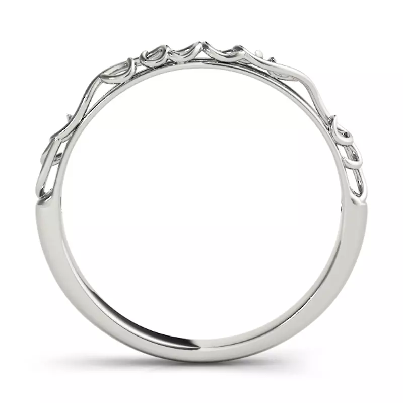14K White Gold Billie Band