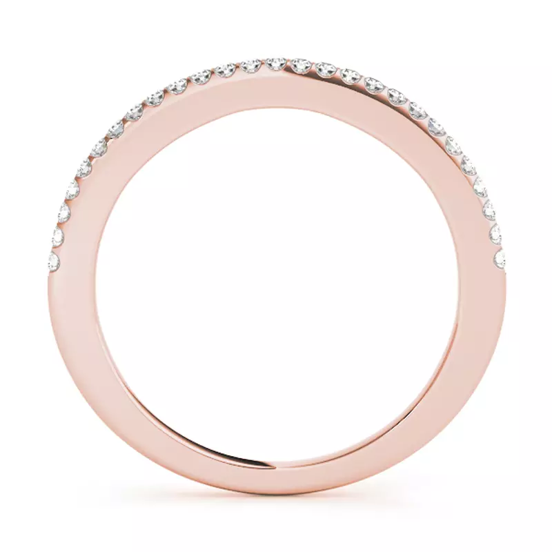 14K Rose Gold Wren Band