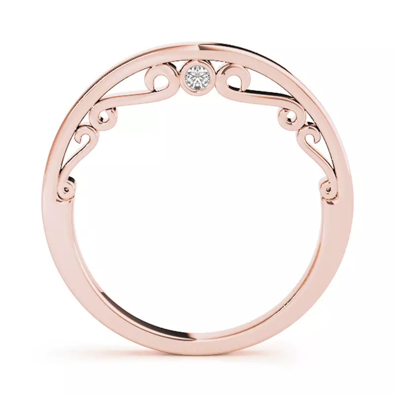 14K Rose Gold Cindy Band