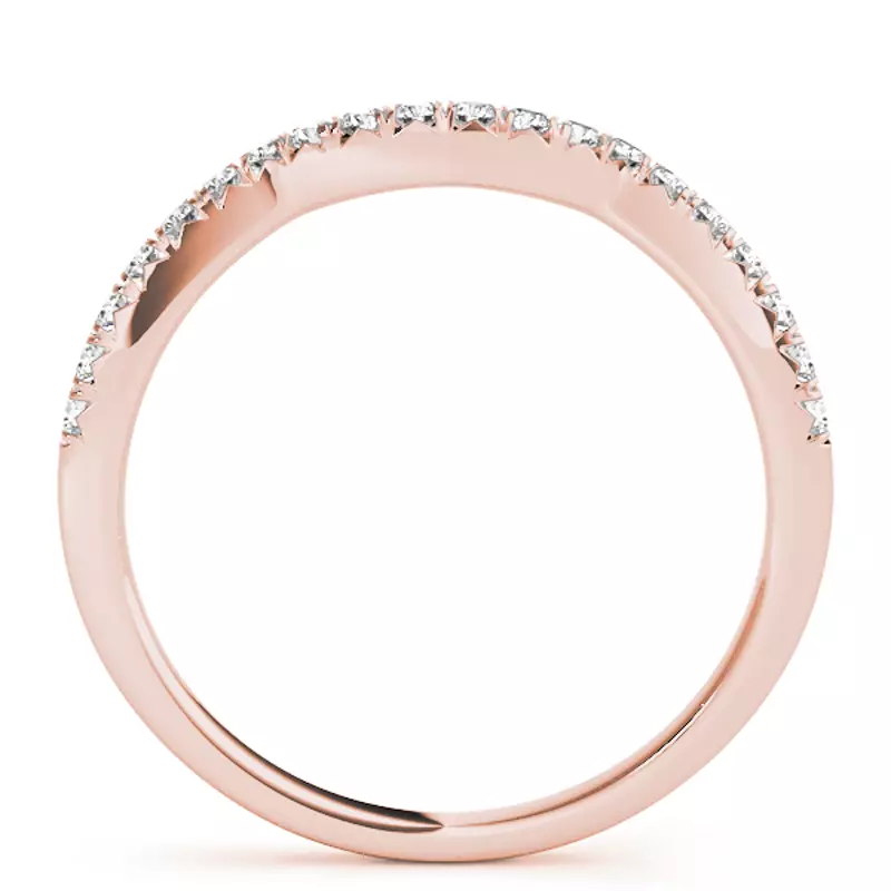14K Rose Gold Noel Band