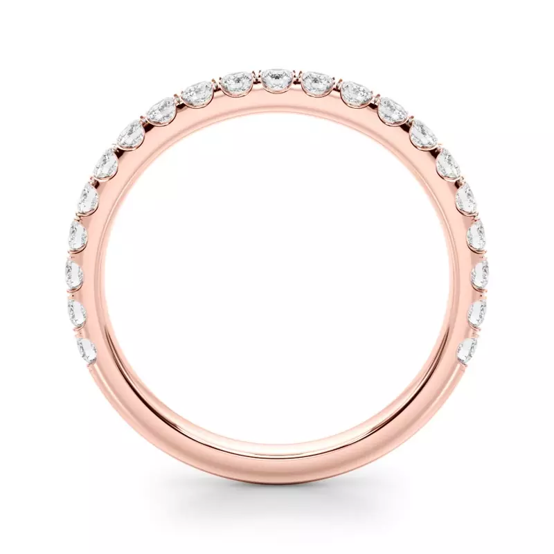 14K Rose Gold Sage Band