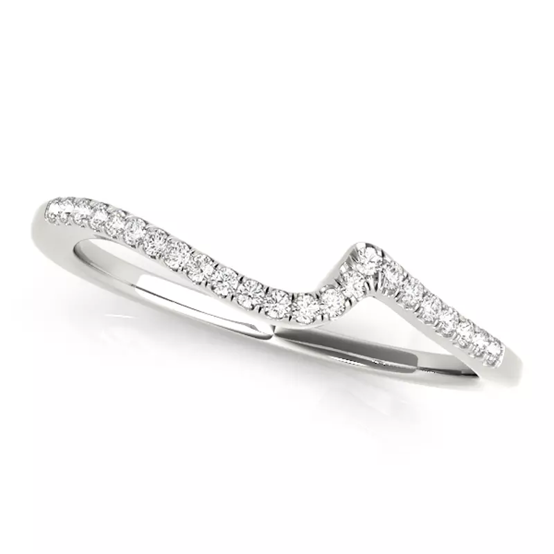 18K White Gold Chandler Band