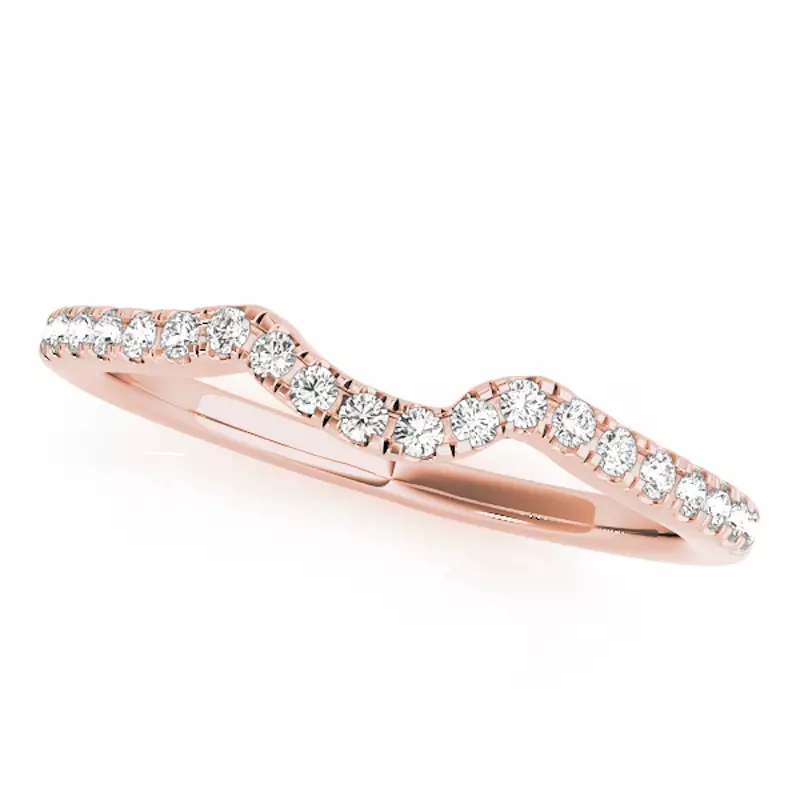 14K Rose Gold Claire Band
