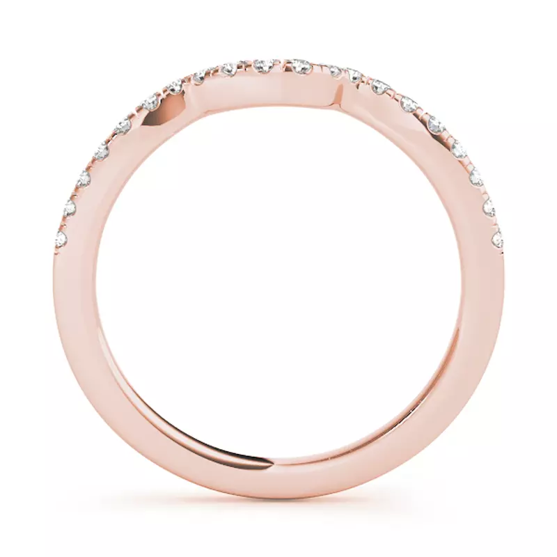 14K Rose Gold Claire Band