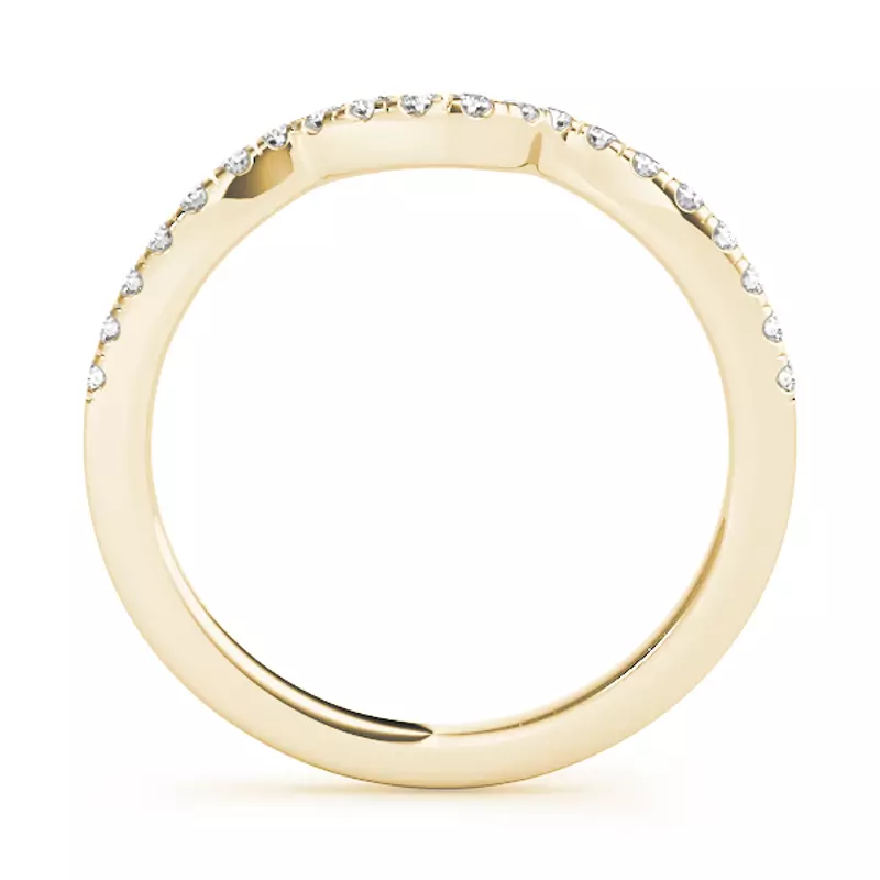 18K Yellow Gold Claire Band