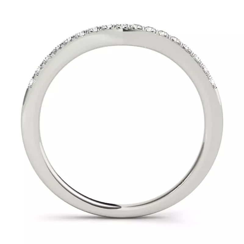14K White Gold Emme Band