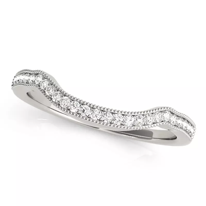 14K White Gold Mairi Band