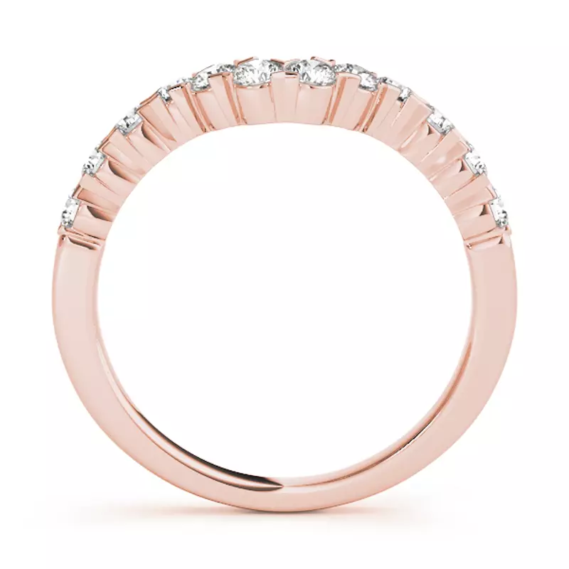 14K Rose Gold Fleur Band