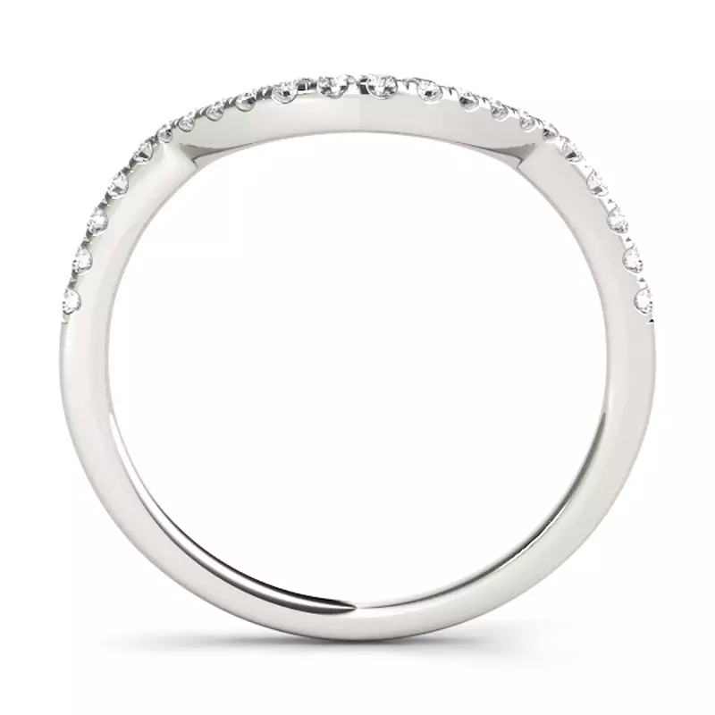 14K Rose Gold Daisy Band