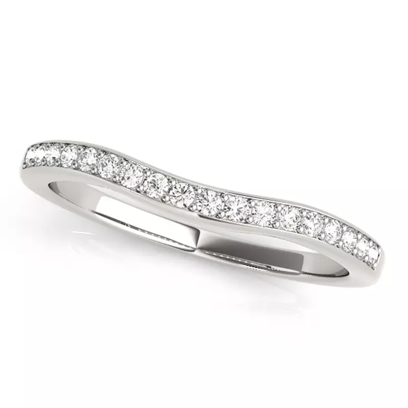 14K White Gold Paola Band