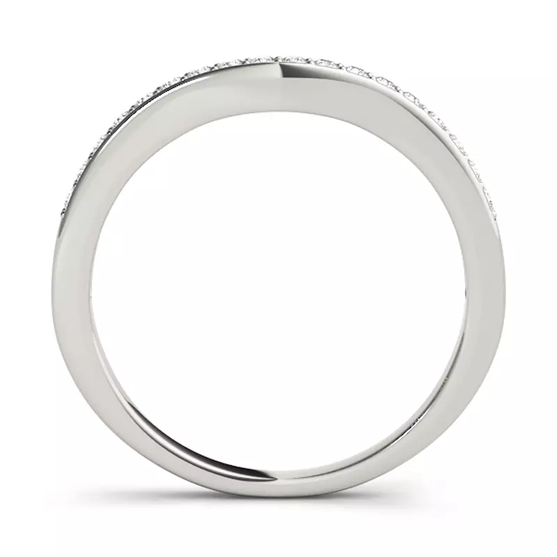18K White Gold Zenni Band