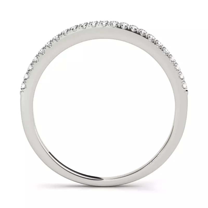 18K White Gold Luna Band