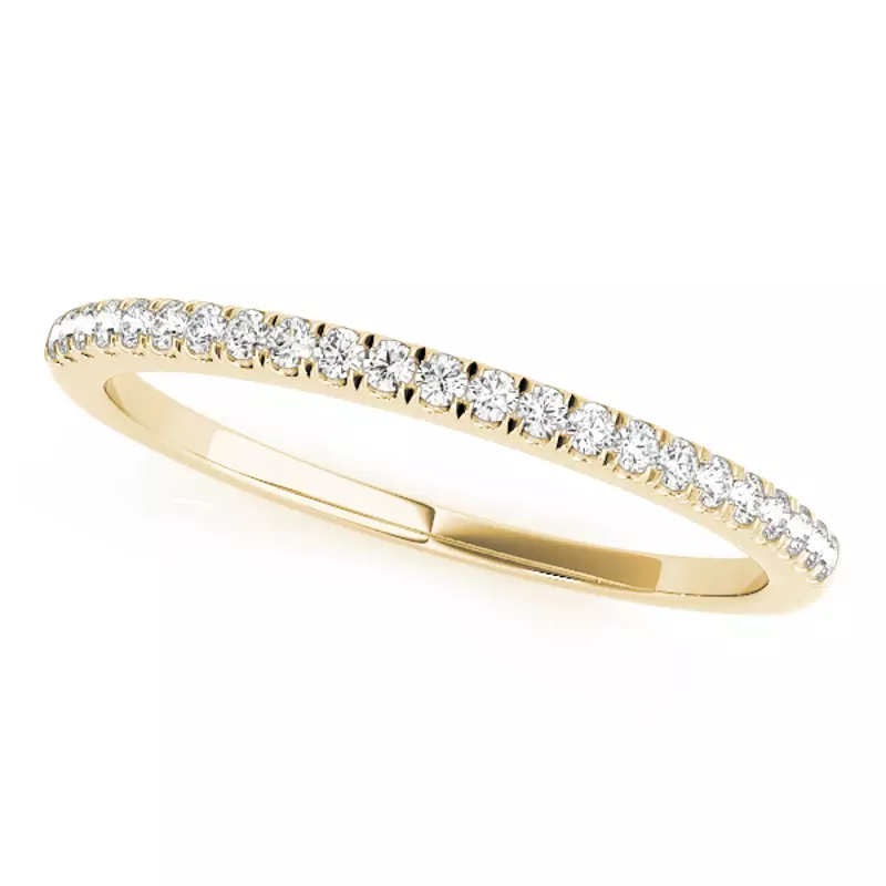 18K Yellow Gold Luna Band