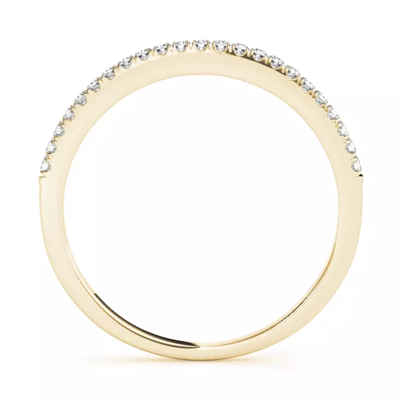 18K Yellow Gold Luna Band