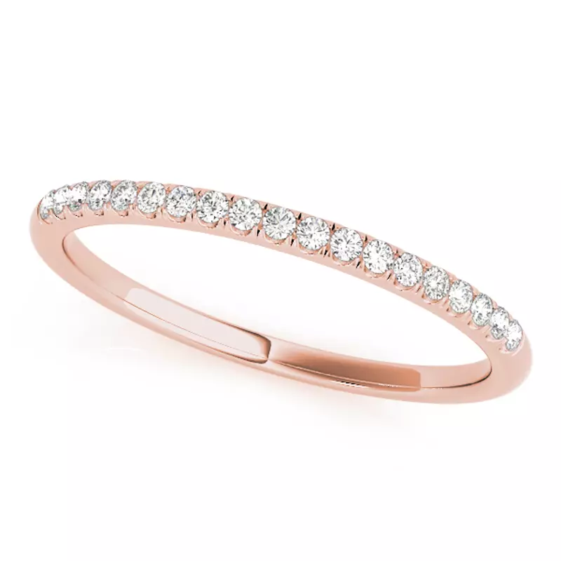 14K Rose Gold Zoey Band