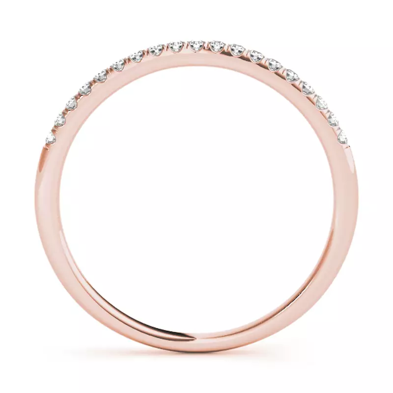 14K Rose Gold Zoey Band