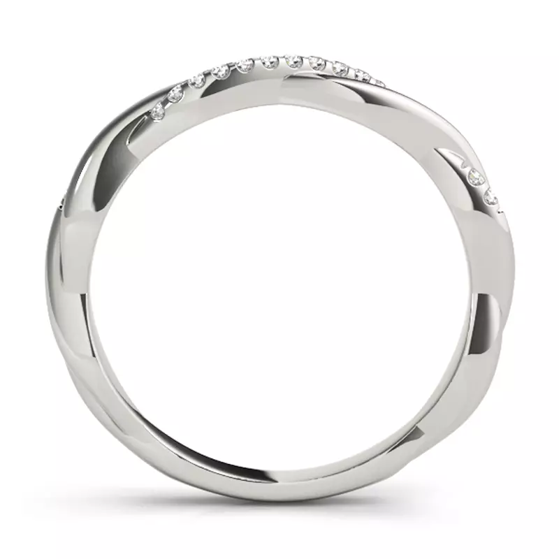 14K White Gold Skylar Band