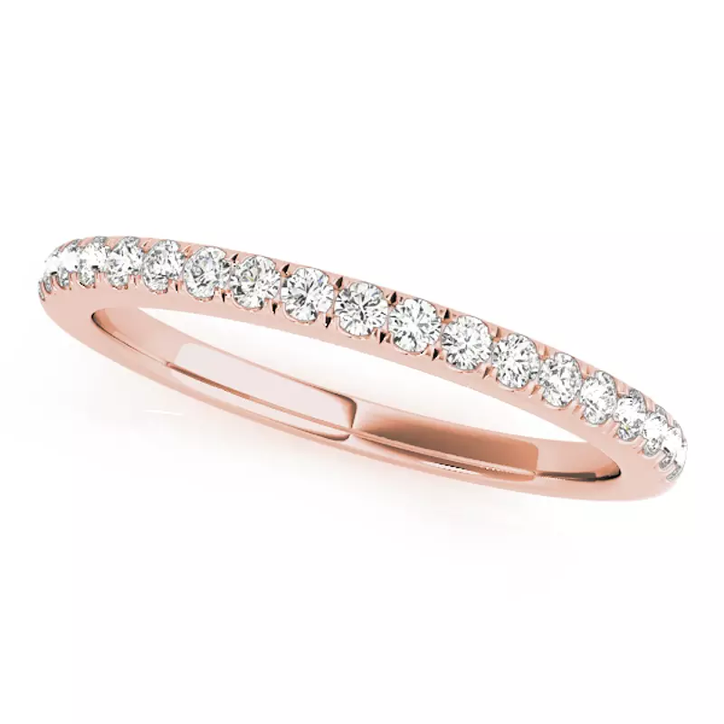 14K Rose Gold Devon Band
