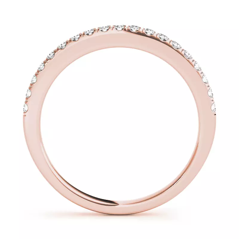 14K Rose Gold Devon Band