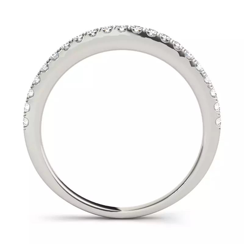 14K White Gold Cairo Band