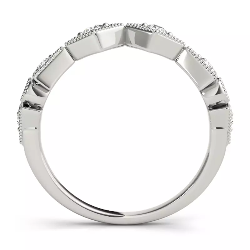 18K White Gold Wilder Band