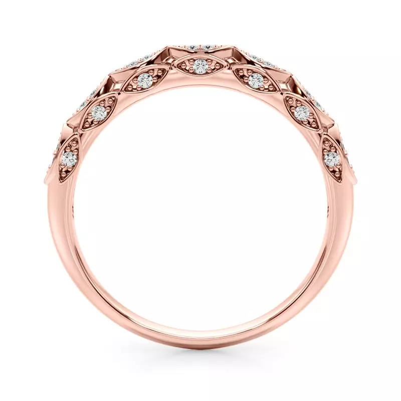 14K Rose Gold Percy Band