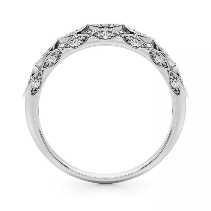 14K White Gold Percy Band
