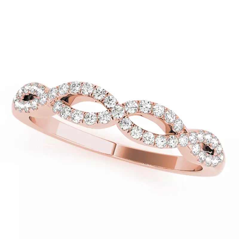 14K Rose Gold Levana Band