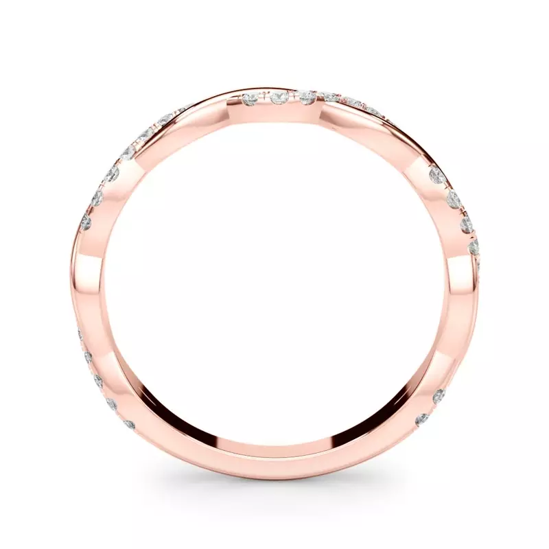 14K Rose Gold Reine Band
