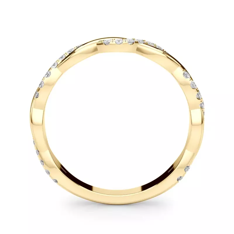 14K Yellow Gold Reine Band