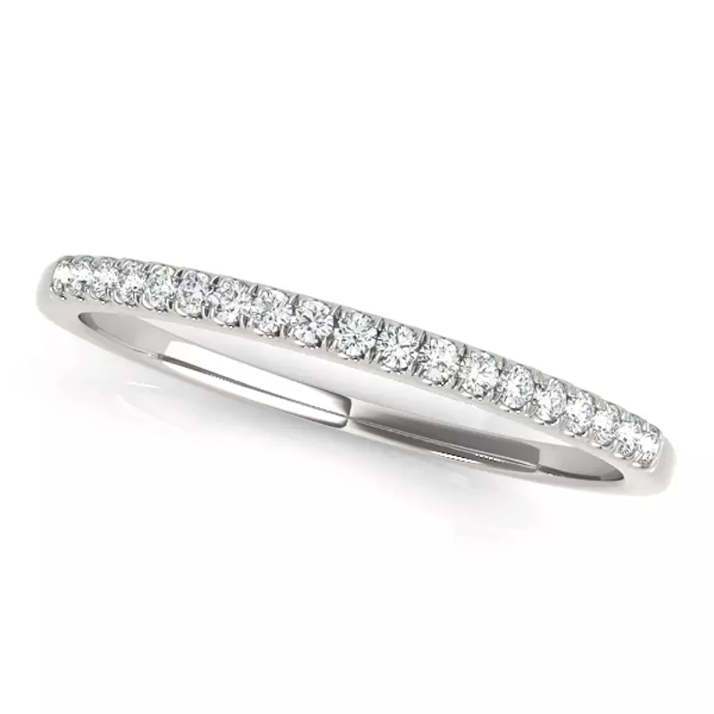 14K White Gold Kaz Band