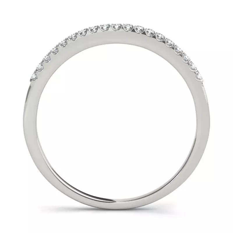 14K White Gold Kaz Band