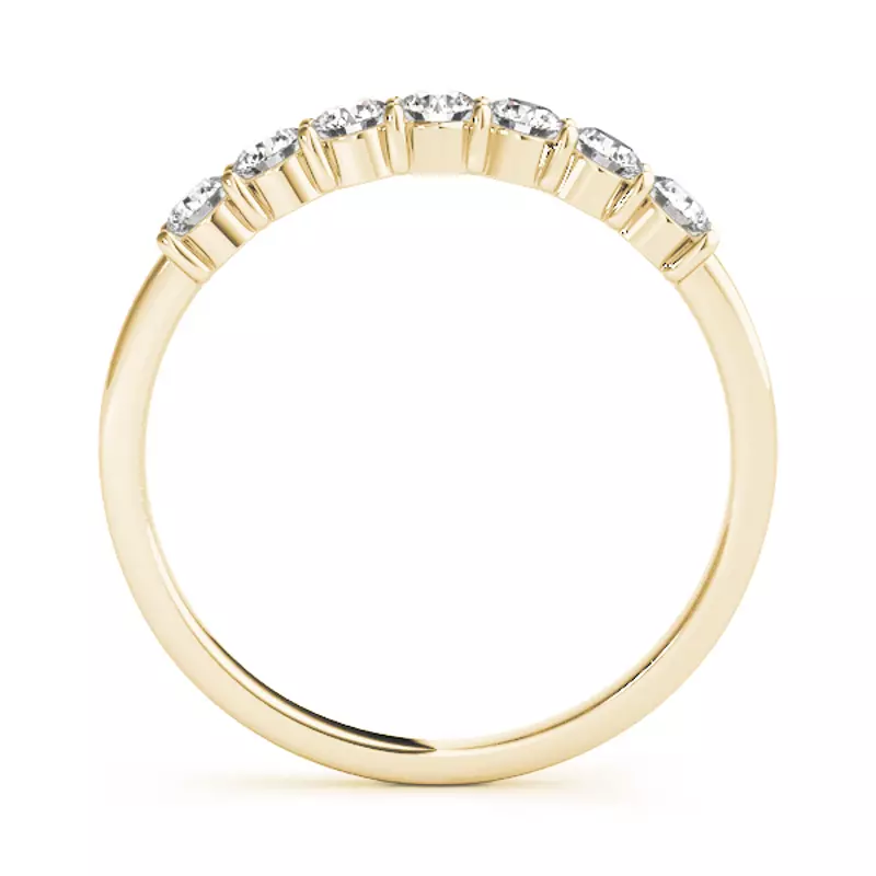 14K Yellow Gold Daffodil Band
