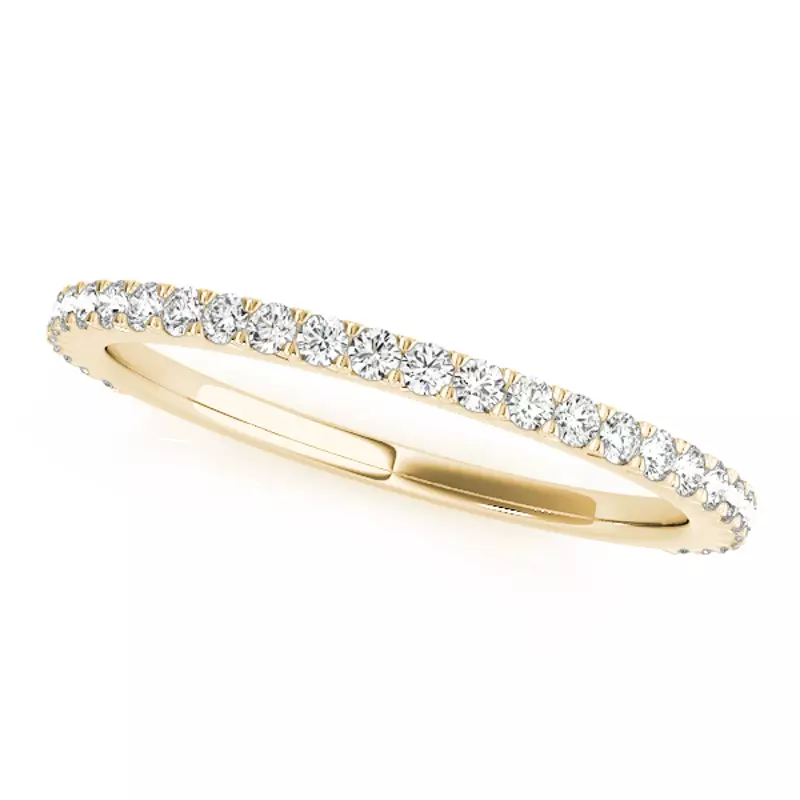 14K Yellow Gold Lily Band