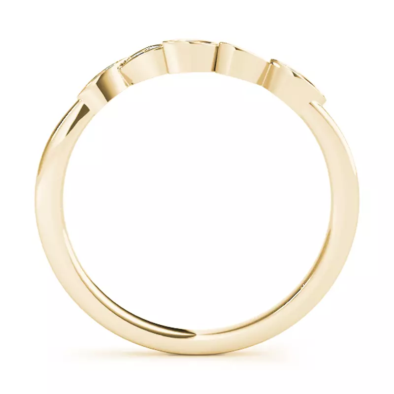 14K Yellow Gold Tesee Nature Band