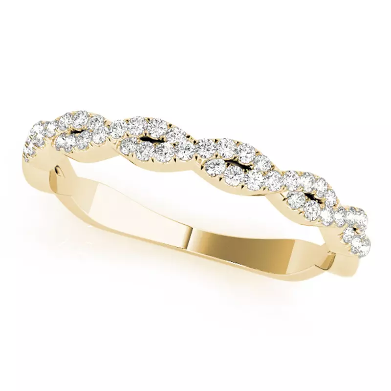 14K Yellow Gold Jericho Band