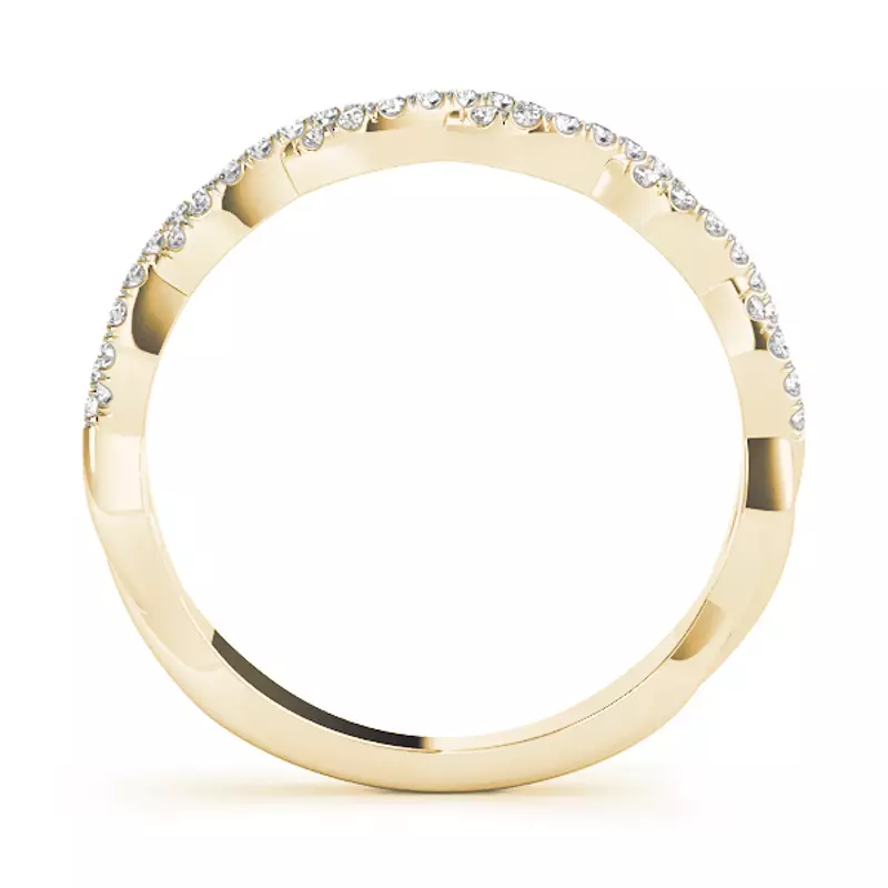 18K Yellow Gold Jericho Band