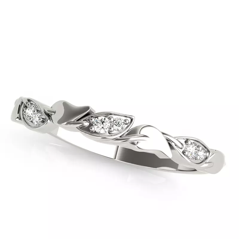 14K White Gold Samara Band
