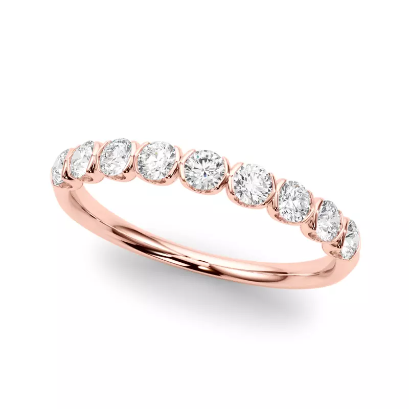 14K Rose Gold Chauncy Band