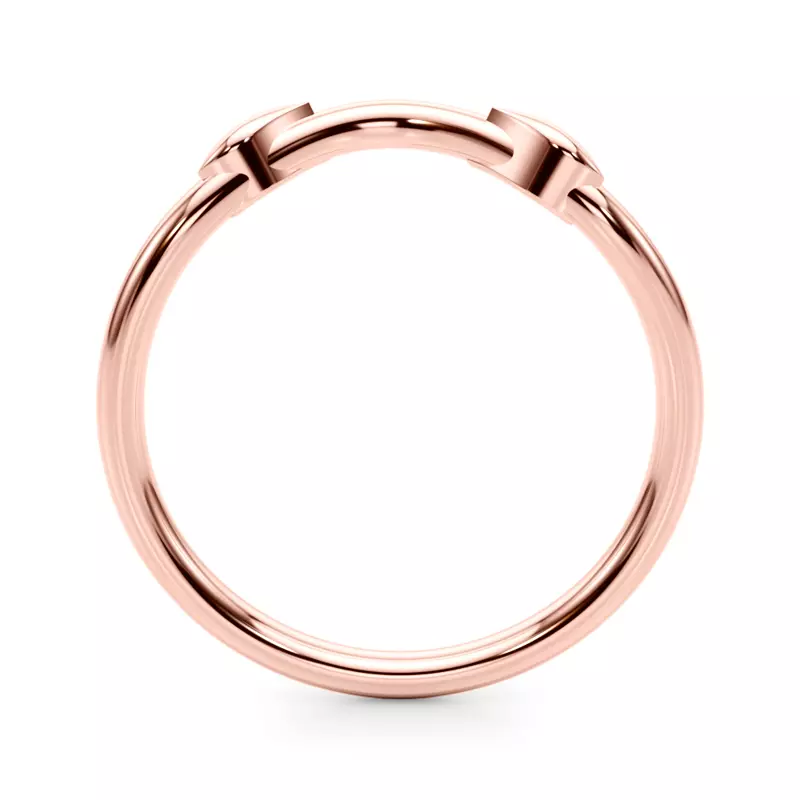 14K Rose Gold Alex Matching Band