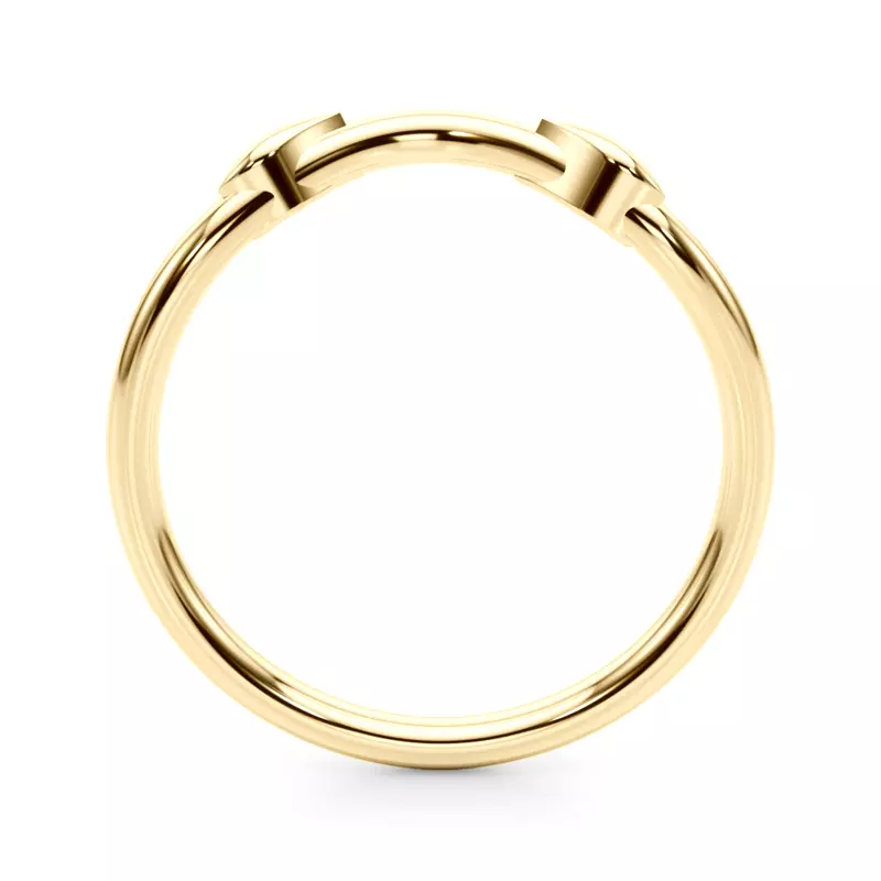 14K Yellow Gold Alex Matching Band