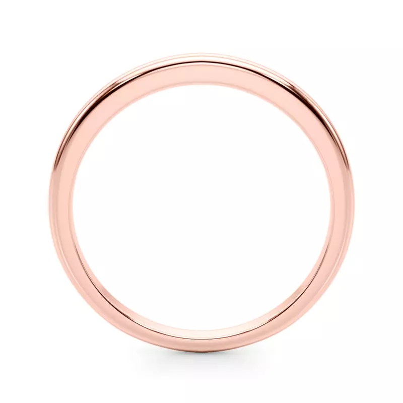 14K Rose Gold Aila Wedding Band