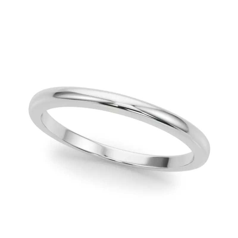 Platinum Aila Wedding Band