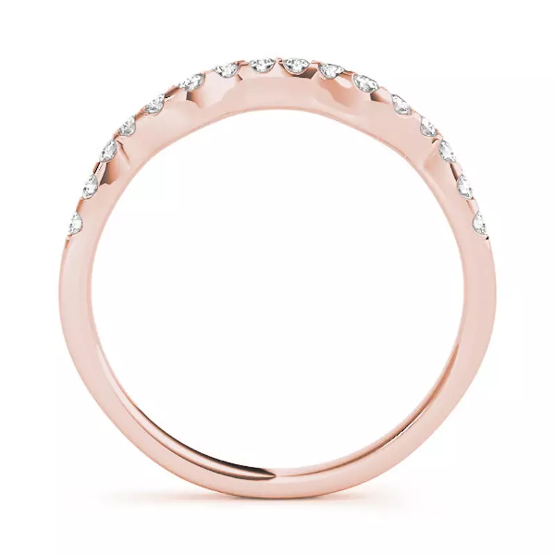14K Rose Gold Elsbeth Band