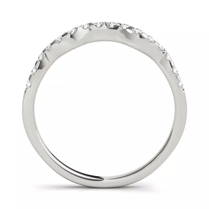 14K White Gold Elsbeth Band