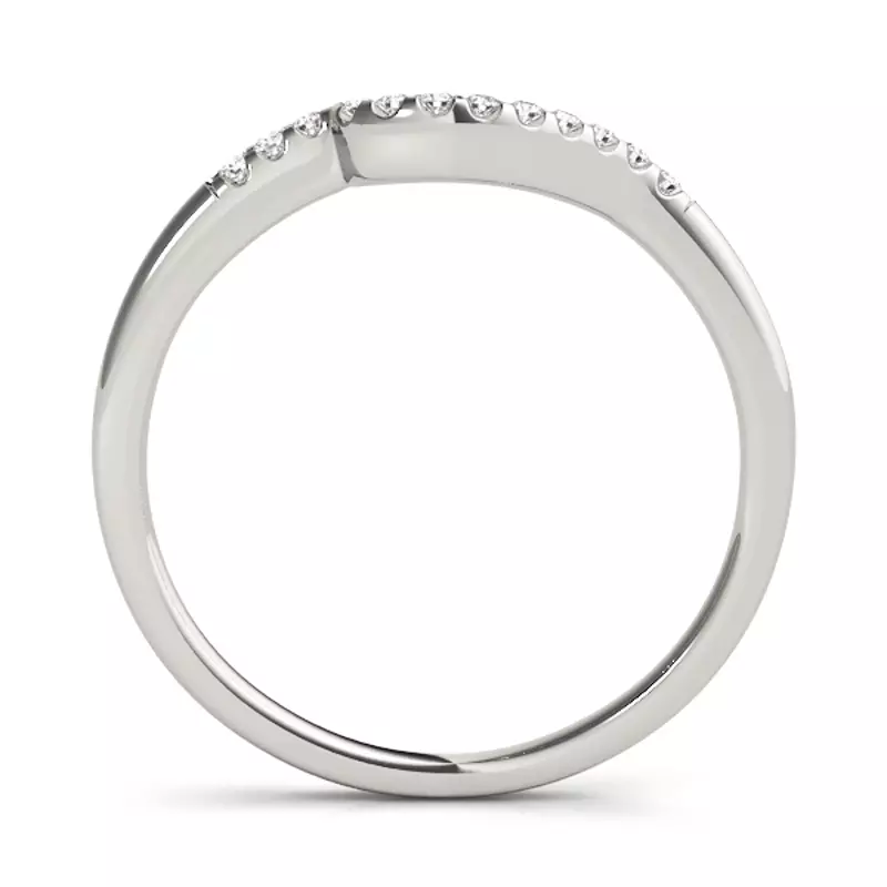 14K White Gold Denver Band